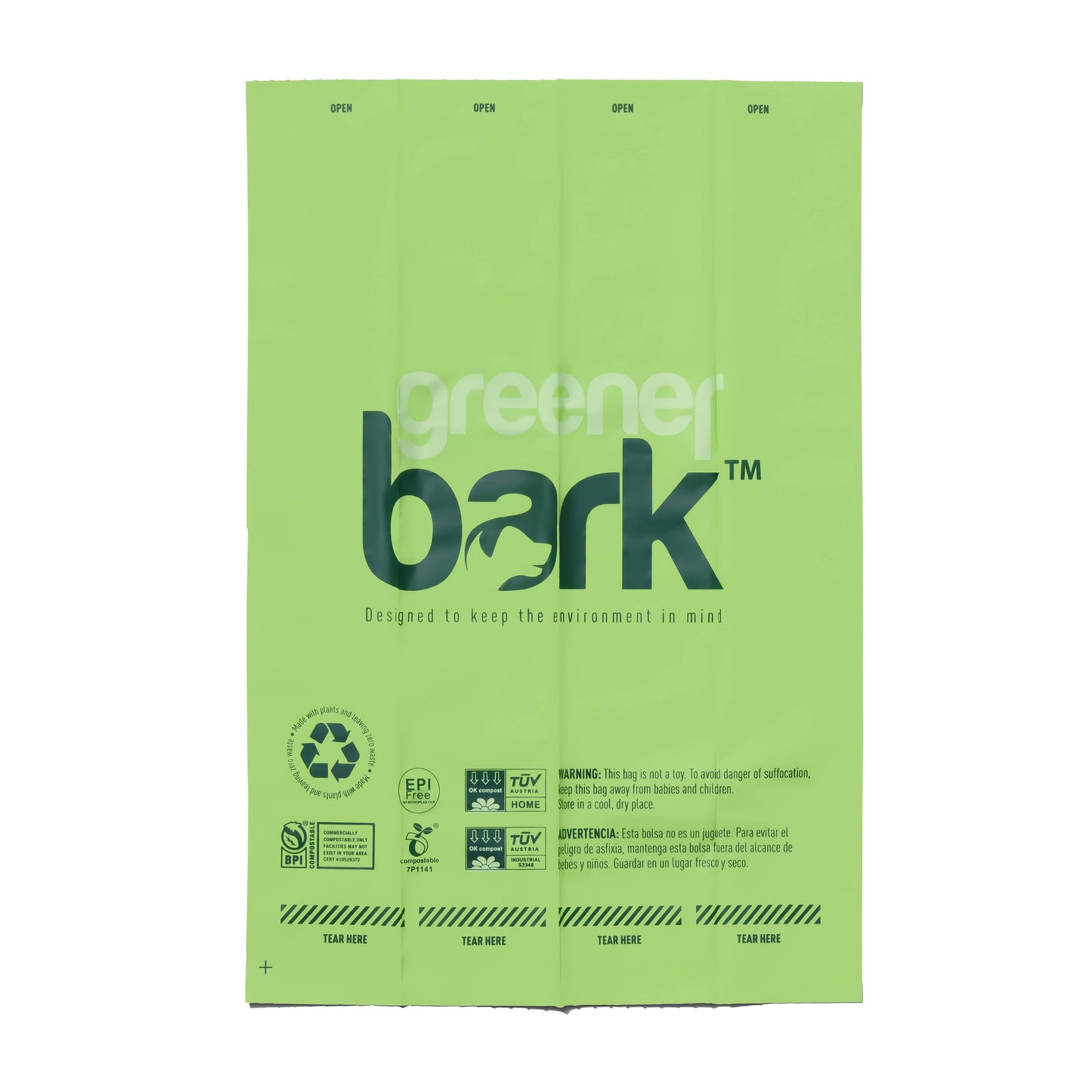 Compostable Dog Poop Bags - Single Rolls