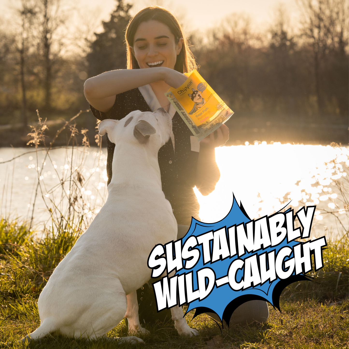 Wild-Caught Fish Pumpkin Apple Soft Jerky Dog Treats