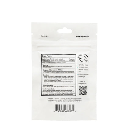 Fluoride Mint Toothpaste Tablets (125 Count)